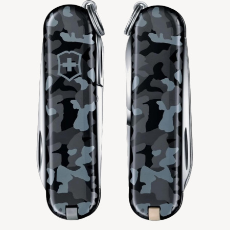 Нож Victorinox Classic SD 58мм, 7 функций (Синий Камуфляж)